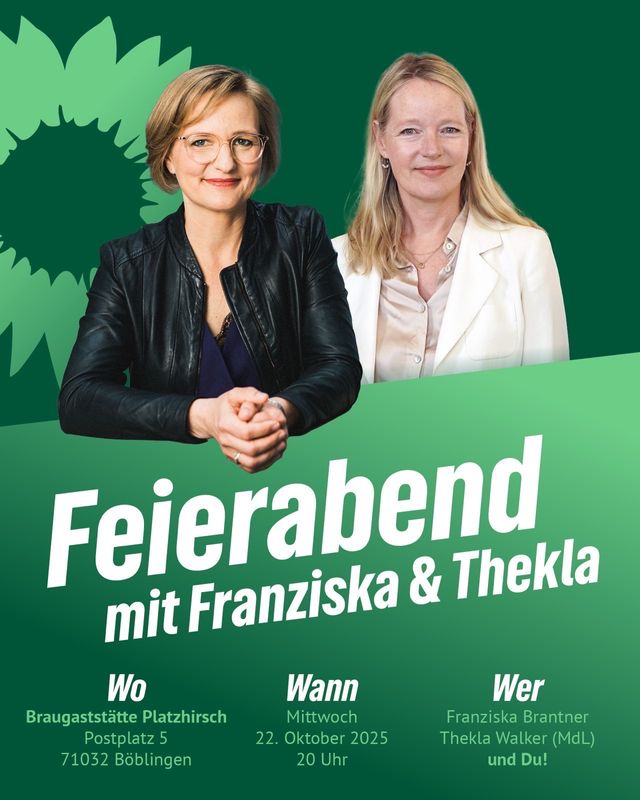 Franziska Brantner zu Gast in Böblingen