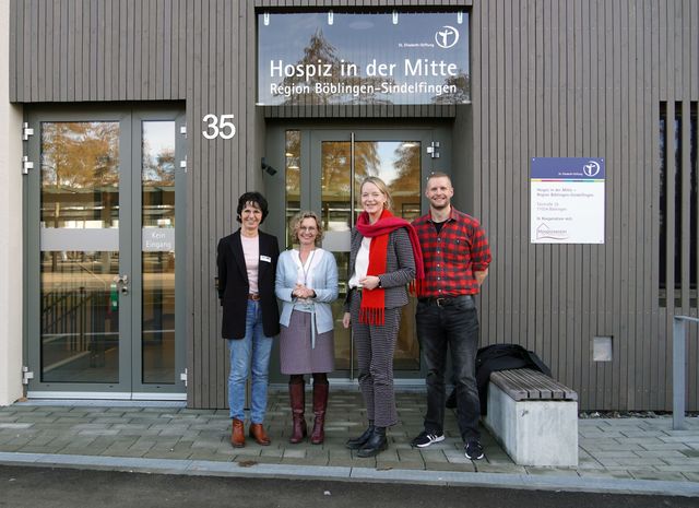 Besuch im „Hospiz in der Mitte - Region Böblingen-Sindelfingen“.
