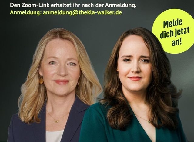 Online-Talk mit Ricarda Lang & Thekla Walker